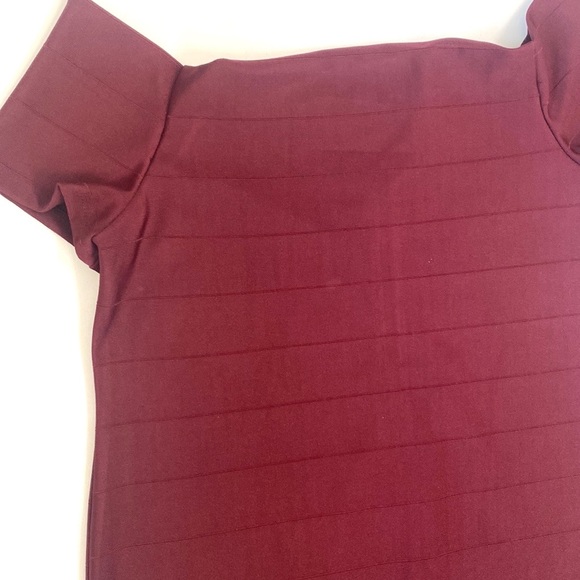 (B17) Forever 21+ Midi Knit dress - cal burgundy, Size 2X, NWT - Picture 3 of 9